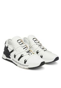 Versace Jeans Couture Sneakersy 78YA3SA6 Biały. Kolor: biały. Materiał: materiał #5