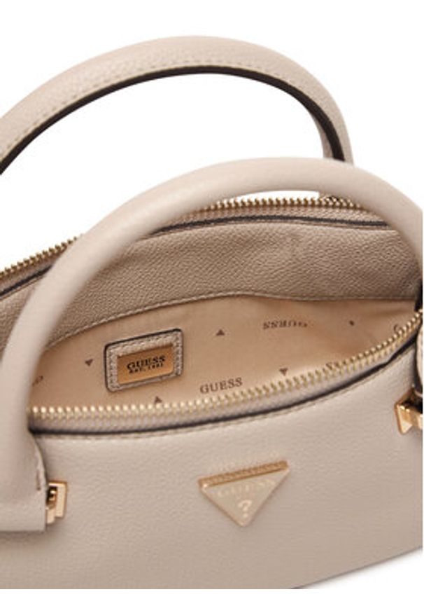 Guess Torebka Evie Mini HWBG96 64760 Beżowy. Kolor: beżowy. Materiał: skórzane