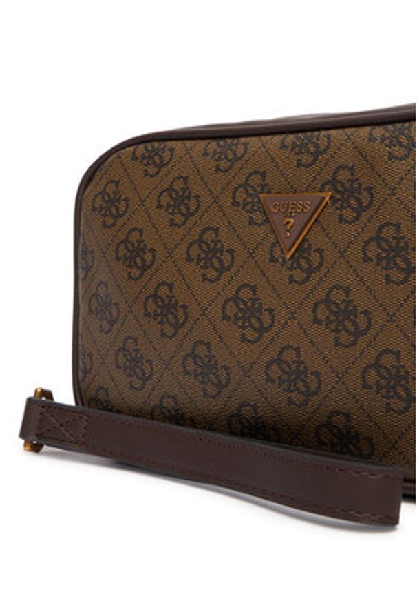 Guess Saszetka HMMILO P6150 Brązowy. Kolor: brązowy. Materiał: skóra