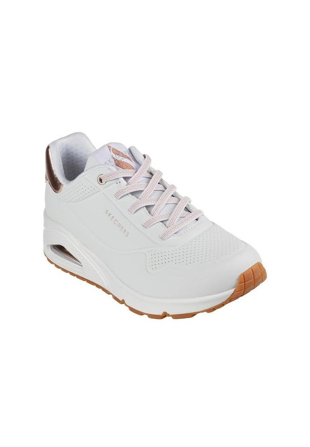 skechers - Buty na co dzień damskie SKECHERS UNO SHIMMER. Okazja: na co dzień. Kolor: biały
