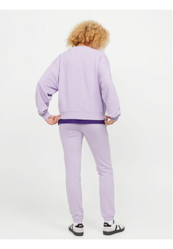 JJXX Spodnie dresowe Riley 12250114 Fioletowy Slim Fit. Kolor: fioletowy. Materiał: syntetyk