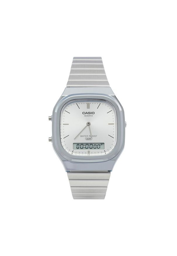 Zegarek Casio. Kolor: srebrny