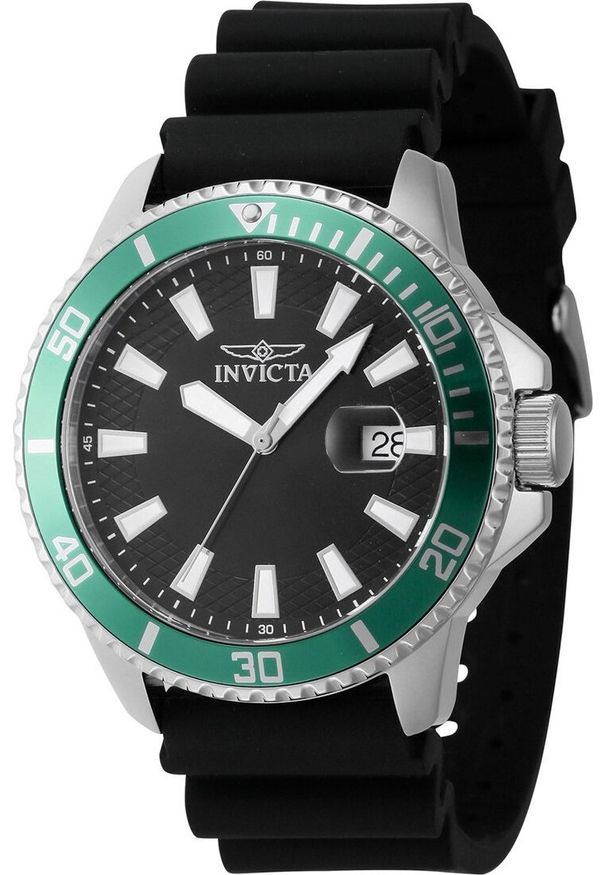 Zegarek Invicta Zegarek marki Invicta model 4612 kolor Czarny. Akcesoria męski. Sezon: Cały rok NoSize. Kolor: czarny