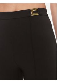 Elisabetta Franchi Spodnie materiałowe PA-004-36E3-V300 Czarny Regular Fit. Kolor: czarny. Materiał: materiał, syntetyk #5