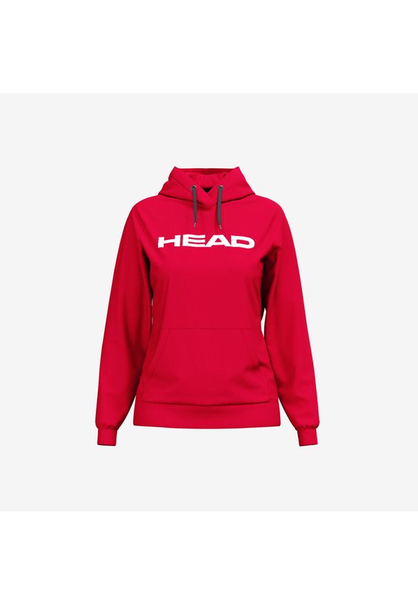 Bluza damska z kapturem Head Club Original. Typ kołnierza: kaptur. Kolor: czerwony. Materiał: polar. Wzór: nadruk. Sezon: zima. Sport: tenis
