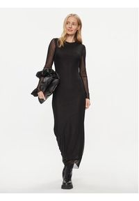 only - ONLY Sukienka codzienna Lucia 15312218 Czarny Slim Fit. Okazja: na co dzień. Kolor: czarny. Materiał: syntetyk. Typ sukienki: proste. Styl: casual #5