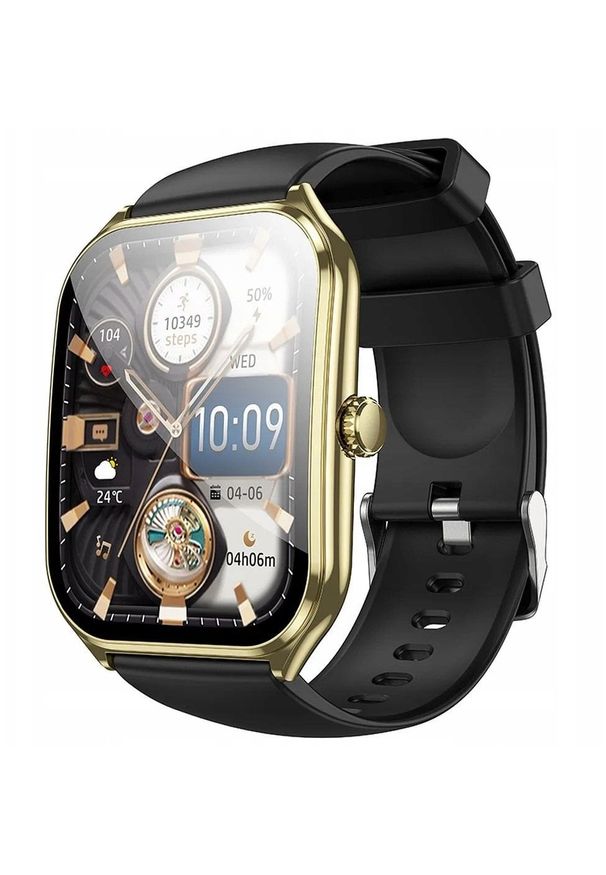 Smartwatch Hoco 1,96" AMOLED IP67 z funkcją rozmowy Y28 złoty. Rodzaj zegarka: smartwatch. Kolor: złoty