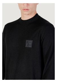 Armani Exchange Sweter XM001329 AF11982 UC001 Czarny Regular Fit. Kolor: czarny. Materiał: syntetyk #4