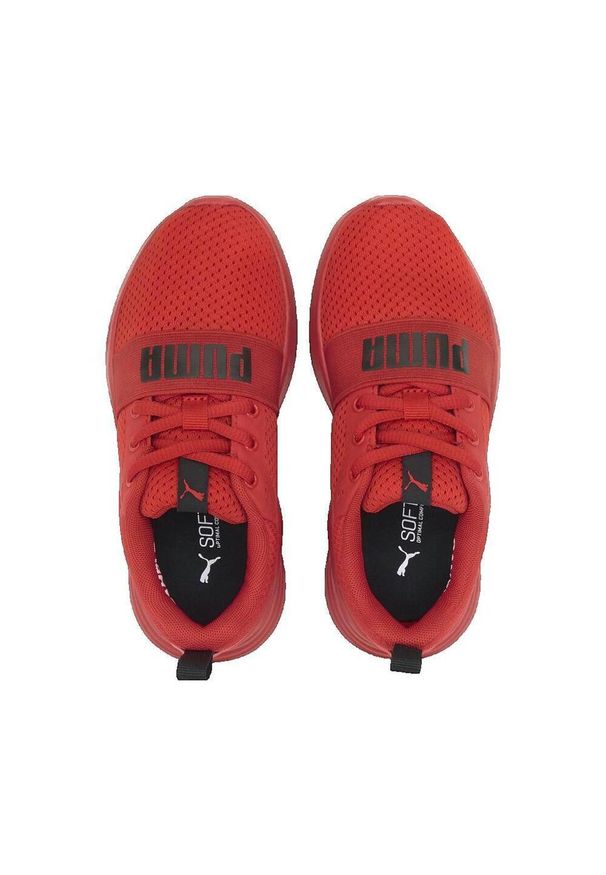 Buty dla dzieci Puma Wired Run Jr. Kolor: czarny, czerwony, wielokolorowy. Sport: bieganie