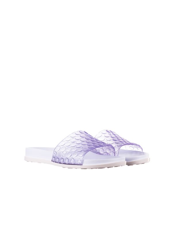 melissa - Klapki Melissa Polibolha Slide Ad White Clear, Biały, Guma. Kolor: biały. Materiał: tworzywo sztuczne. Sezon: lato