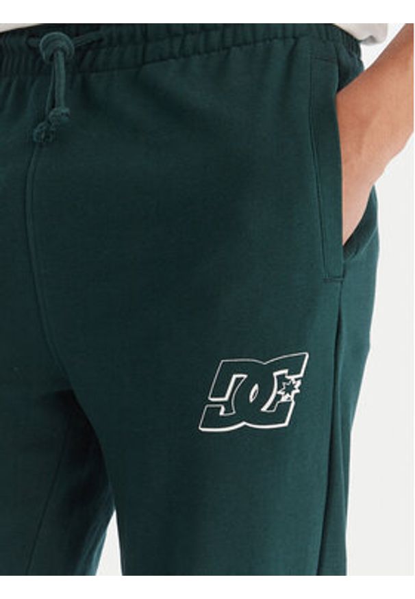 DC Shoes Spodnie dresowe ADYFB03072 GTP0 Zielony Regular Fit. Kolor: zielony. Materiał: syntetyk
