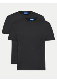 Hugo - HUGO Komplet t-shirtów Naolo 50522383 Czarny Regular Fit. Kolor: czarny. Materiał: bawełna