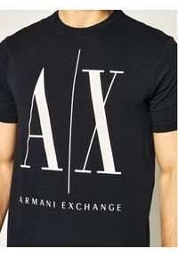 Armani Exchange T-Shirt 8NZTPA ZJH4Z 1510 Granatowy Regular Fit. Kolor: niebieski. Materiał: bawełna