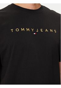 Tommy Jeans T-Shirt DM0DM19694 Czarny Regular Fit. Kolor: czarny. Materiał: bawełna #4