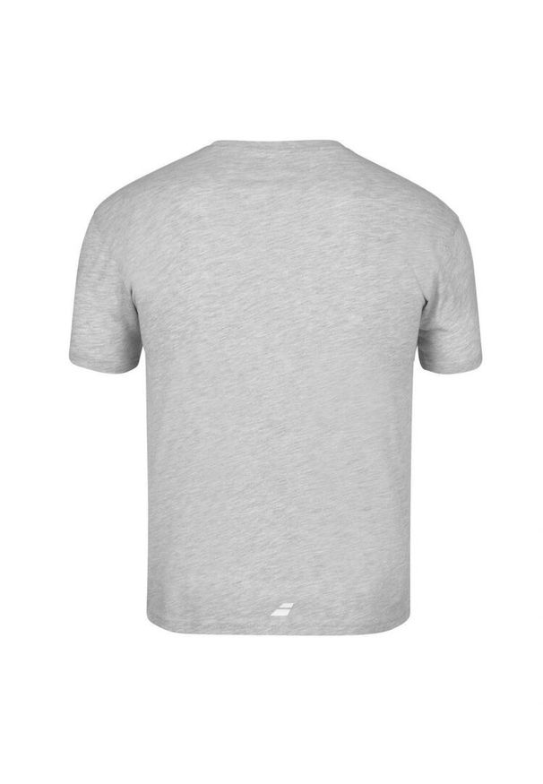 Koszulka tenisowa męska z krótkim rekawem Babolat Exercise Tee. Kolor: biały, wielokolorowy, szary. Długość: krótkie. Sport: tenis