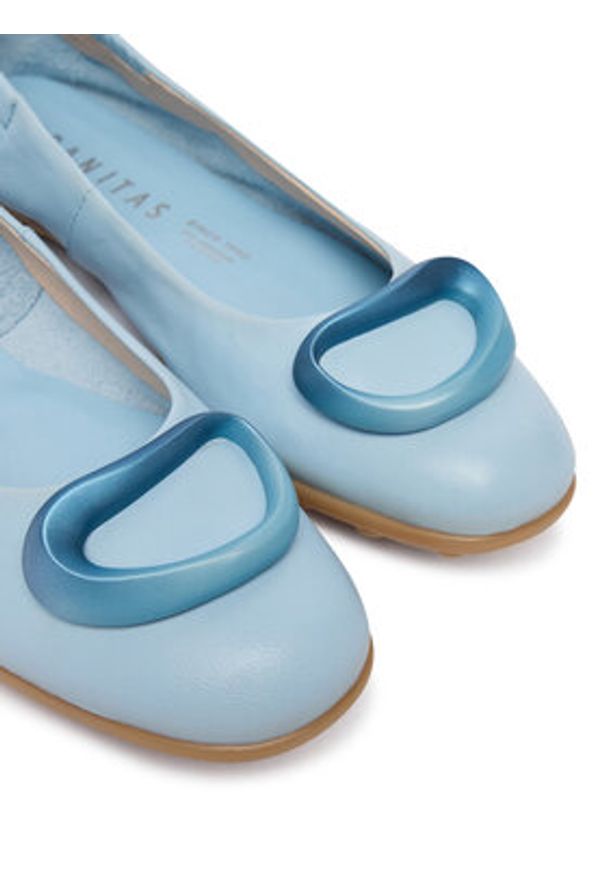 Hispanitas Baleriny HV263931 C001 Niebieski. Kolor: niebieski. Materiał: skóra