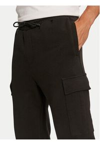 Jack & Jones Spodnie dresowe Kane 12263074 Czarny Relaxed Fit. Kolor: czarny. Materiał: bawełna #7