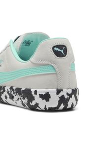 Puma - Buty do piłki ręcznej unisex PUMA UNTMD PUMA. Zapięcie: pasek. Kolor: zielony, biały, wielokolorowy. Materiał: zamsz. Szerokość cholewki: normalna. Sport: piłka ręczna