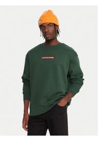 Quiksilver Bluza Dna EQYFT05120 Zielony Oversize. Kolor: zielony. Materiał: bawełna #1