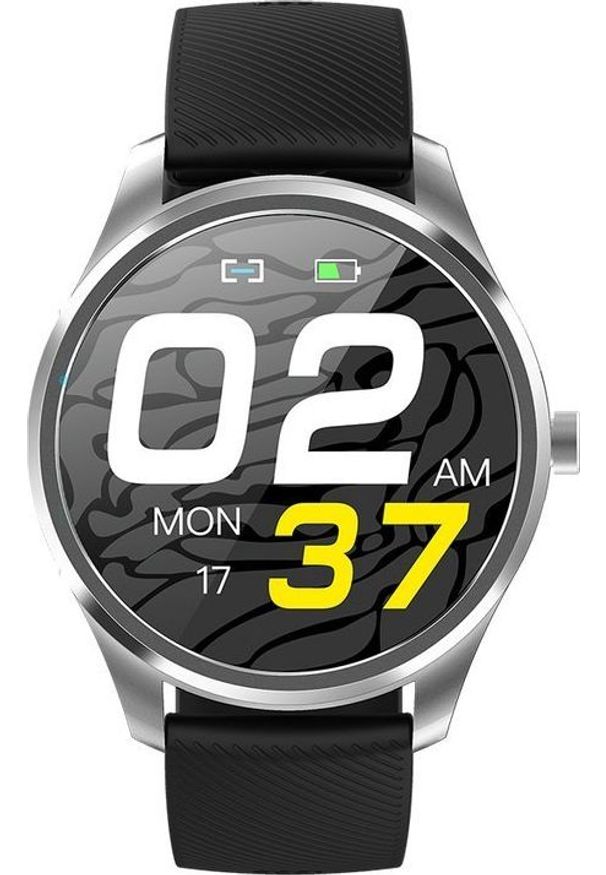 Smartwatch Gino Rossi ZG315B Czarny. Rodzaj zegarka: smartwatch. Kolor: czarny