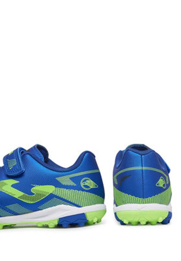 Joma Buty do piłki nożnej Powerfull Jr 2504 POJS2504TFV Niebieski. Kolor: niebieski. Materiał: skóra