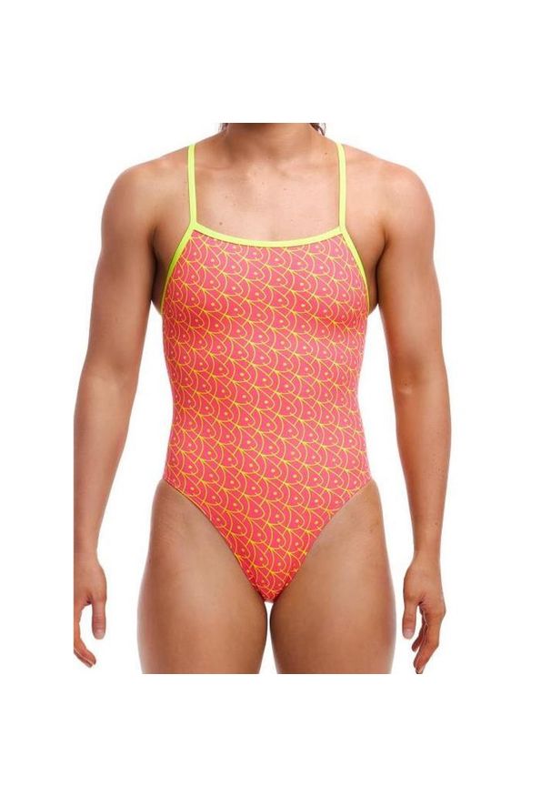 FUNKITA - Strój do pływania Funkita Swim School - Single Strength. Kolor: różowy