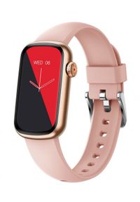 GARETT - Smartwatch Garett Action różowy. Rodzaj zegarka: smartwatch. Kolor: różowy. Styl: biznesowy, casual, sportowy, elegancki, klasyczny