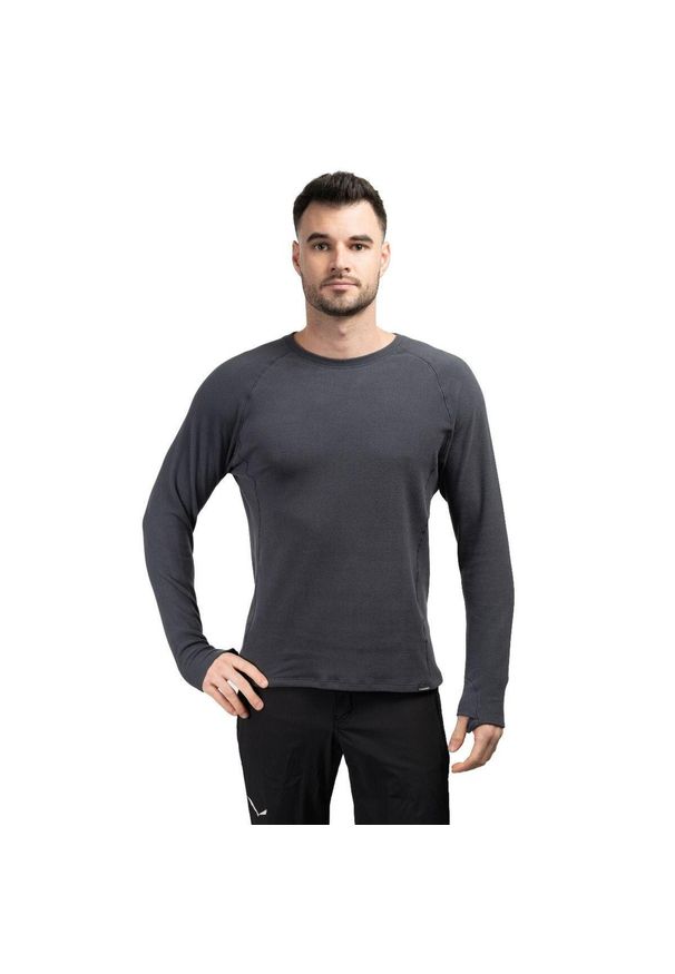 Koszulka Trekkingowa Męska Naturehike Crew Neck Reversible ciemna szara m. Kolor: szary. Sport: turystyka piesza