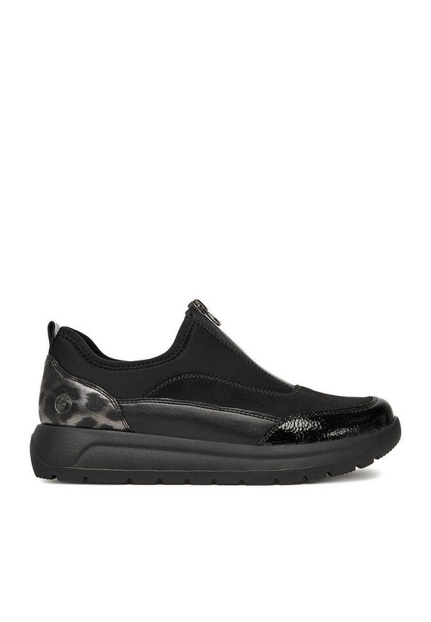 Sneakersy Remonte. Kolor: czarny