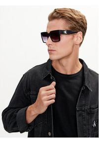 Calvin Klein Jeans Okulary przeciwsłoneczne CKJ23622S Czarny. Kolor: czarny