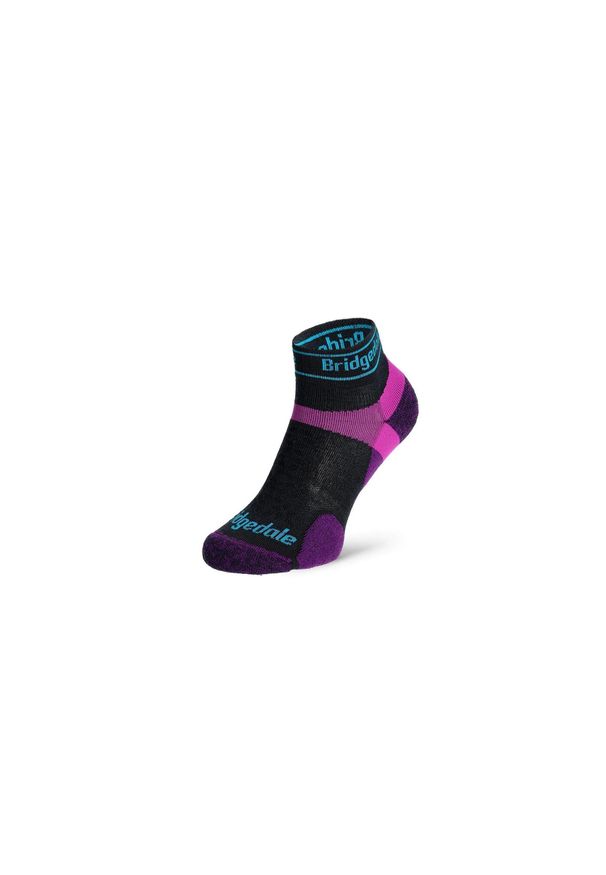 BRIDGEDALE - Skarpety do biegania damskie Bridgedale Ultra LtT2 Merino Sport Low. Kolor: fioletowy