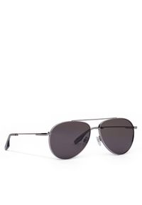 Trussardi Jeans - Okulary przeciwsłoneczne Trussardi. Kolor: srebrny