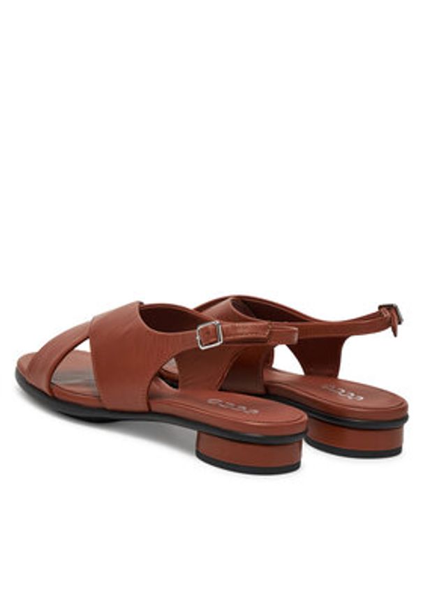 ecco - ECCO Sandały Sculpted Alba 25 23383301014 Brązowy. Kolor: brązowy. Materiał: skóra