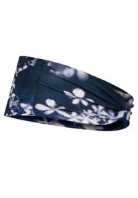 Opaska sportowa na głowę damska Buff CoolNet UV Ellipse Headband. Kolor: niebieski. Materiał: poliester, elastan. Styl: sportowy