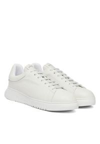 Emporio Armani Sneakersy EM003663 AF19999 U0001 Biały. Kolor: biały. Materiał: skóra #2