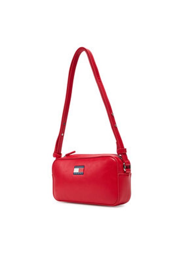 Tommy Jeans Torebka Tjw Ess Must Convertible Camera AW0AW17290 Czerwony. Kolor: czerwony. Materiał: skórzane