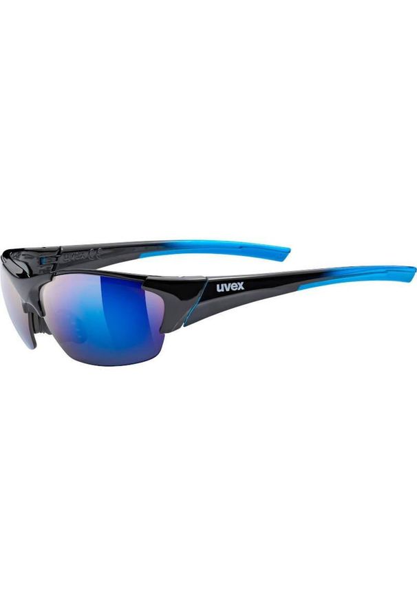Okulary Uvex Blaze III Black Blue 2416 2021. Kolor: niebieski, czarny, wielokolorowy