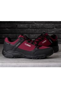 Buty męskie sportowe trekkingowe DK PREDATOR. Kolor: czerwony, wielokolorowy, czarny