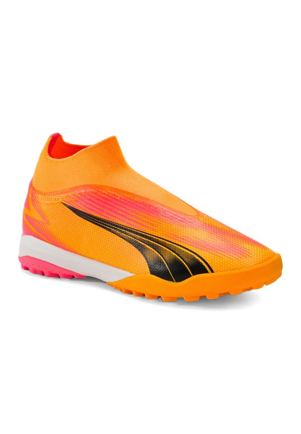 Puma - Buty piłkarskie PUMA Ultra Match + LL TT. Kolor: pomarańczowy. Sport: piłka nożna