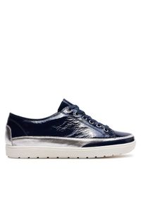 Caprice Sneakersy 9-23654-42 Granatowy. Kolor: niebieski. Materiał: skóra #1