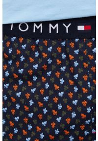 TOMMY HILFIGER - Tommy Hilfiger - Piżama. Kolor: niebieski. Materiał: bawełna, dzianina #4