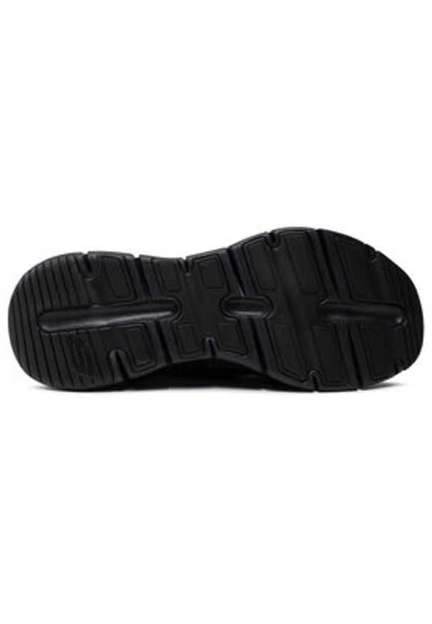 skechers - Skechers Sneakersy Banlin 232043/BBK Czarny. Kolor: czarny. Materiał: materiał