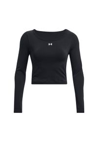 Koszulka fitness damska Under Armour Train Seamless. Kolor: czarny. Długość rękawa: długi rękaw. Sport: fitness #1