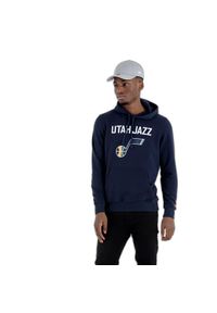 New Era - Bluza z kapturem Utah Jazz NBA. Typ kołnierza: kaptur. Kolor: niebieski