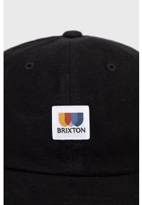 Brixton czapka kolor czarny gładka. Kolor: czarny. Wzór: gładki #3