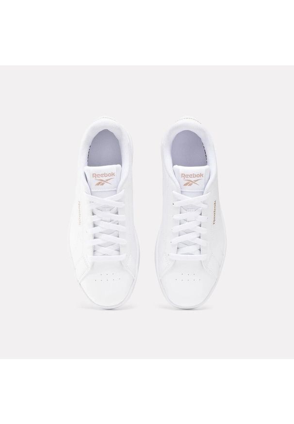 Buty sportowe damskie Reebok Court Clean sneakersy białe (100074383). Okazja: na co dzień. Kolor: biały. Sport: turystyka piesza
