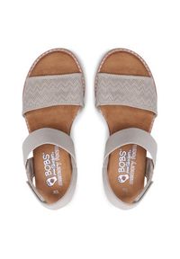 skechers - Skechers Sandały BOBS Desert Kiss 31440/OFWT Beżowy. Kolor: beżowy. Materiał: materiał