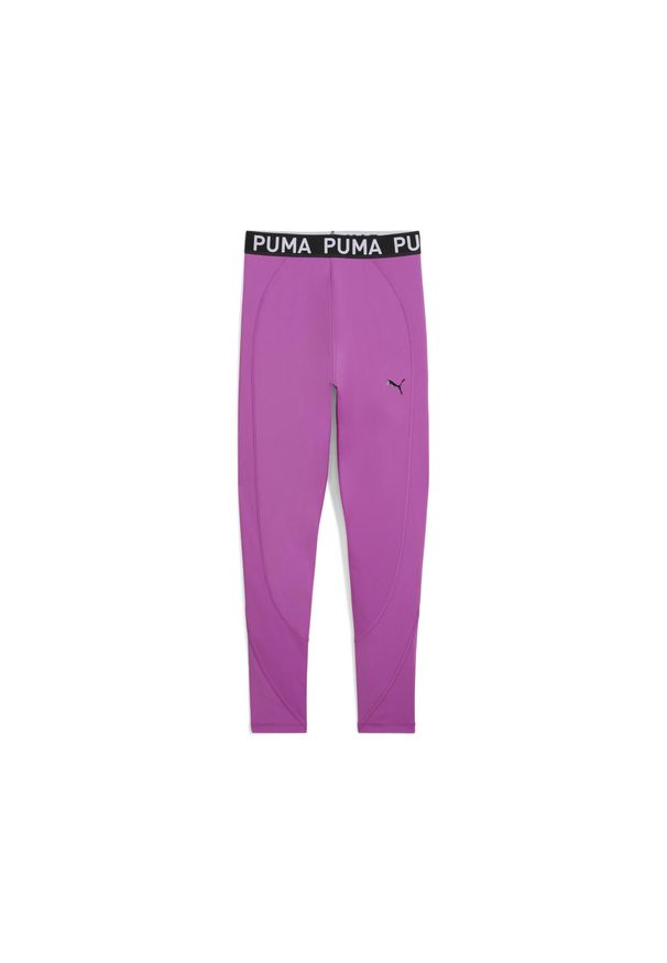 Puma - Młodzieżowe legginsy treningowe PUMA STRONG PUMA Pure Magenta Purple. Stan: podwyższony. Kolor: fioletowy. Długość: krótkie. Sezon: lato. Styl: młodzieżowy. Sport: fitness