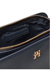 TOMMY HILFIGER - Tommy Hilfiger Torebka Th Logotape Camera Bag AW0AW17229 Granatowy. Kolor: niebieski. Materiał: skórzane #4