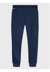 Lacoste Spodnie dresowe XJ9728 Granatowy Regular Fit. Kolor: niebieski. Materiał: bawełna
